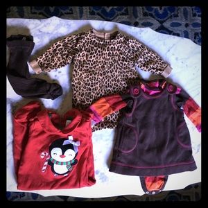 Gap 3-6 mo baby girl clothes, fall bundle dresses